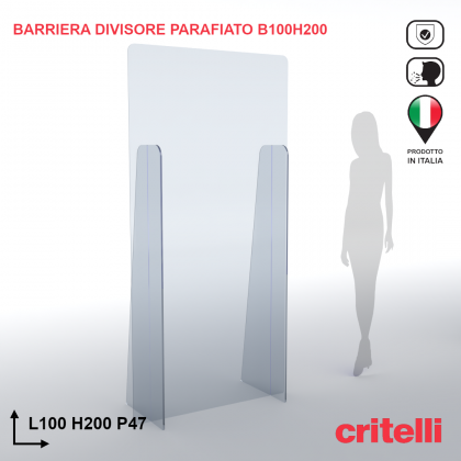 barriera parafiato divisorio BARDIV100H200XL