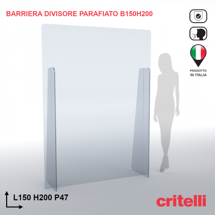 barriera parafiato divisorio BARDIV150H200XL