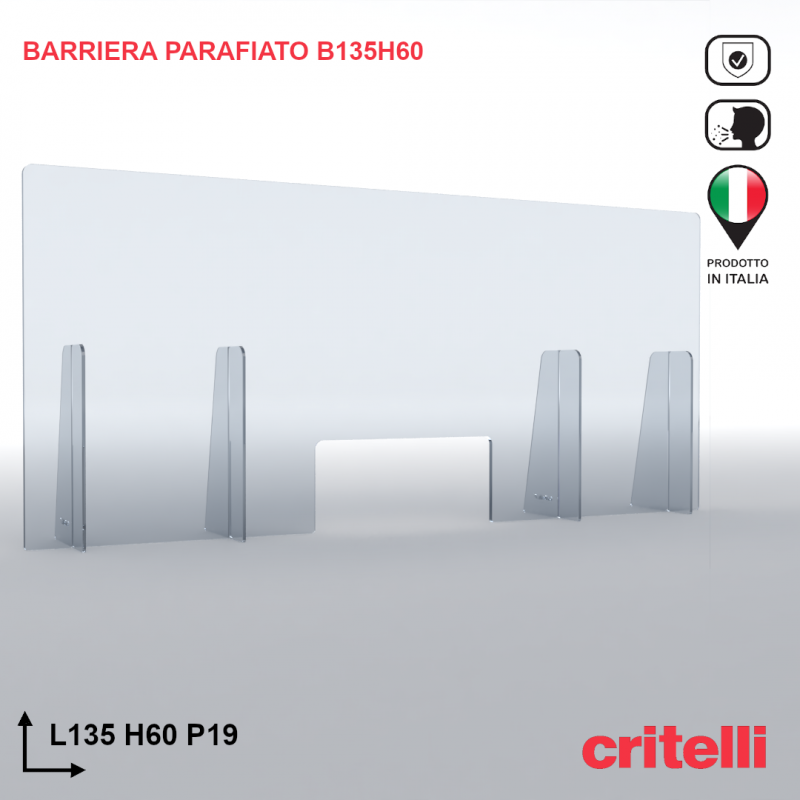 Barriera parafiato BAR135H60S3