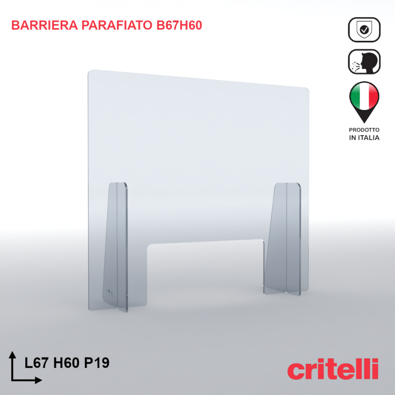 Barriera parafiato BAR67H60S3