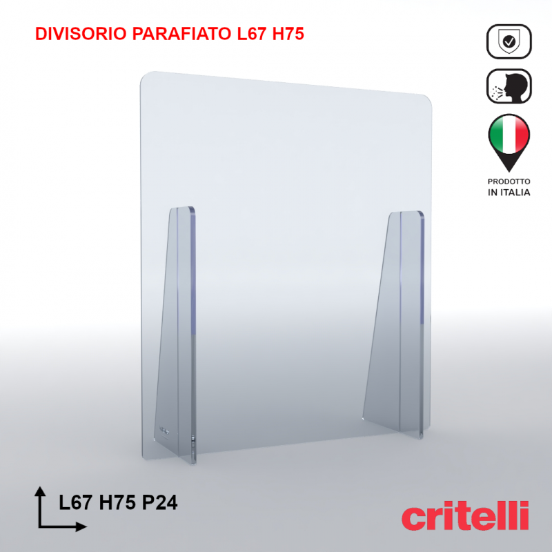 Divisorio parafiato DIV67H75S3