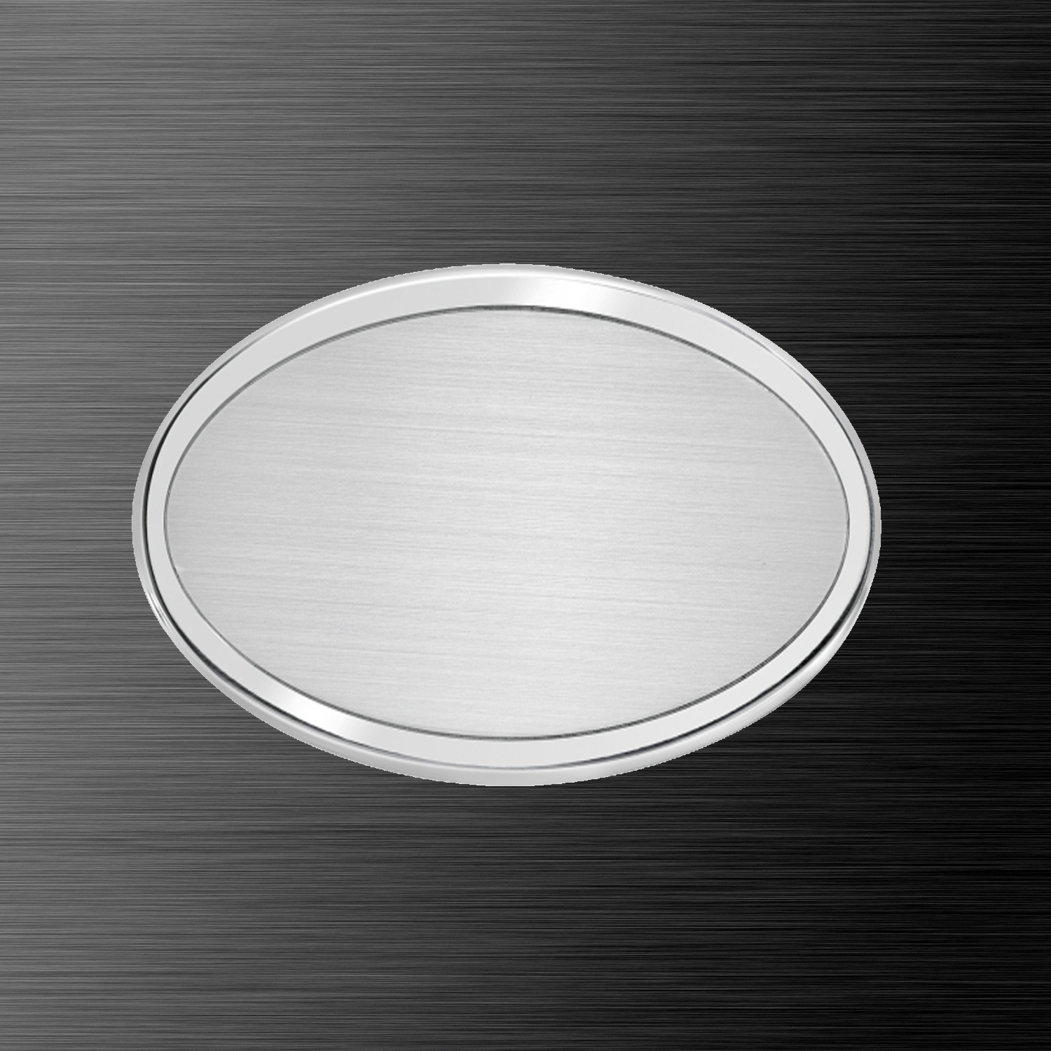Ovale-alluminio-satinato-bordo-lucido-foto