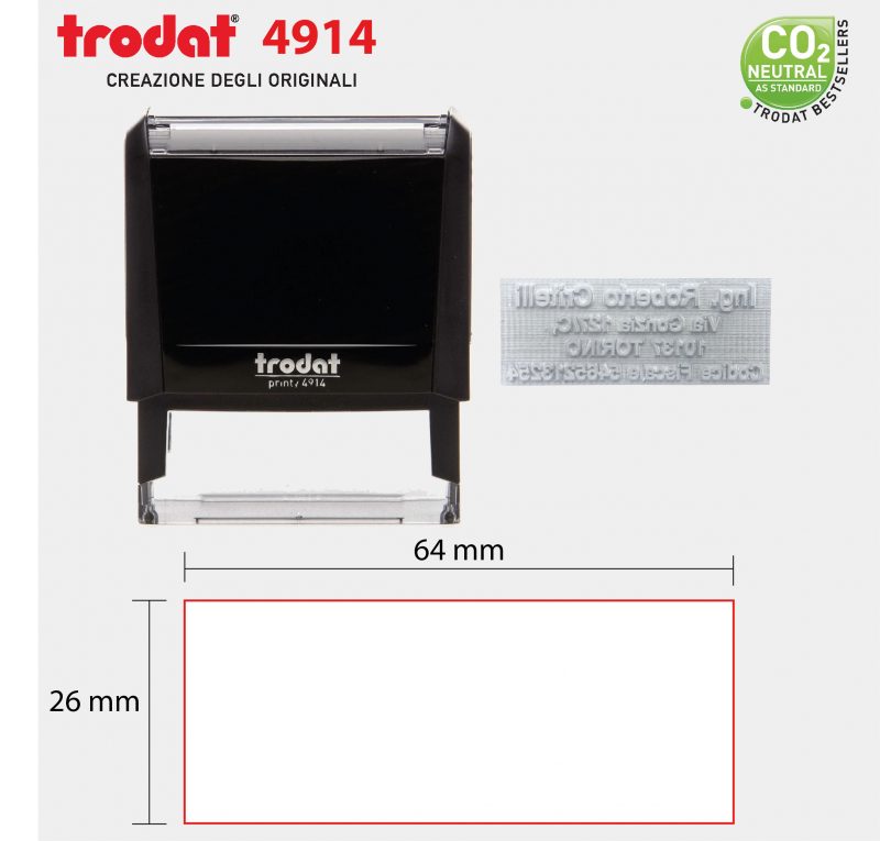 GOMMA PER TIMBRO TRODAT 4914