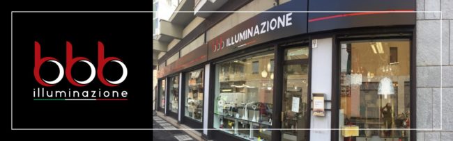 insegna luminosa con lettere traforate retroilluminate bbb illuminaizone torino