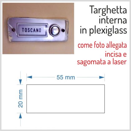 plexiglass argento