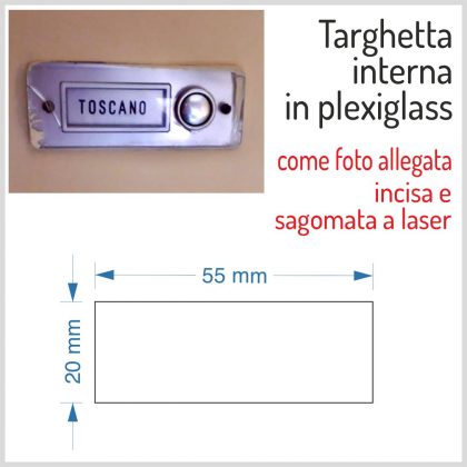 plexiglass argento