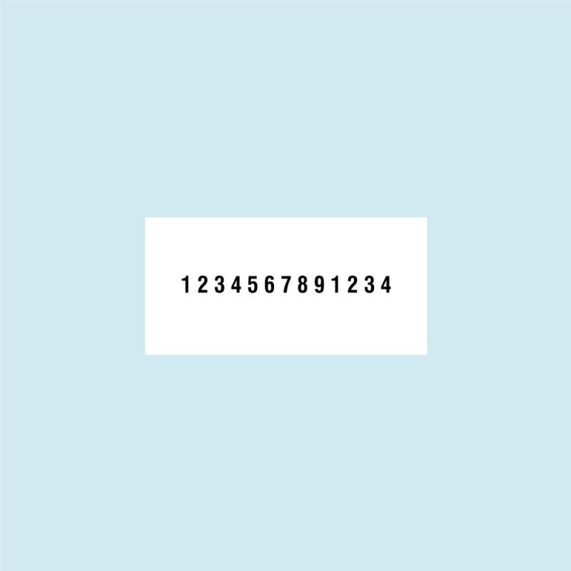 TRODAT PRINTY P2 48313 Timbro Numeratore Autoinchiostrante a 13 Colonne Eco Nero Altezza Caratteri 3,8 mm Larghezza 42 mm con Cartuccia Nera - immagine 2