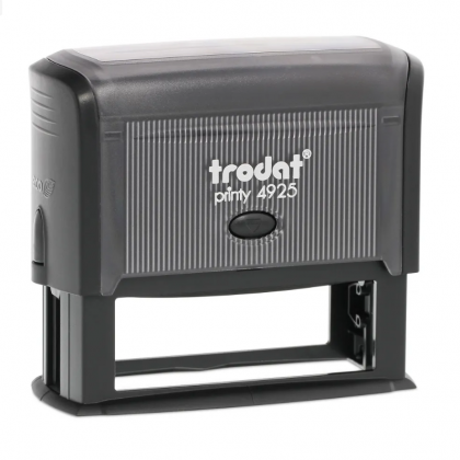 TRODAT PRINTY P3 4925 Timbro Autoinchiostrante Rettangolare Nero 85×25 mm Testo a 6-7 righe con Cartuccia Nera