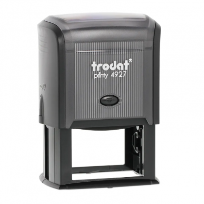 TRODAT PRINTY P3 4927 Timbro Autoinchiostrante Rettangolare Nero 60×40 mm Testo a 9-10 righe con Cartuccia Nera