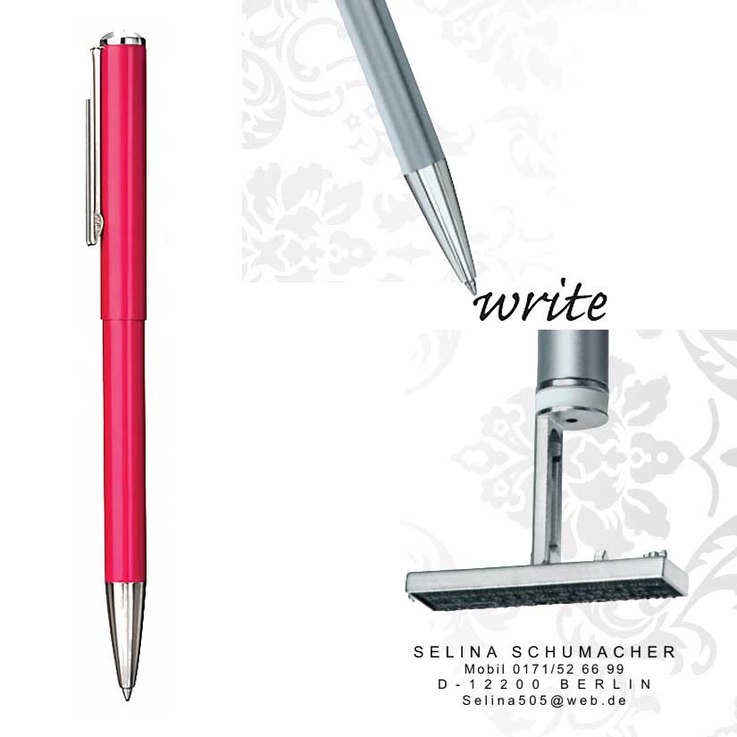 Penna a sfera con Timbro Heri Classic 3104 Rosa –