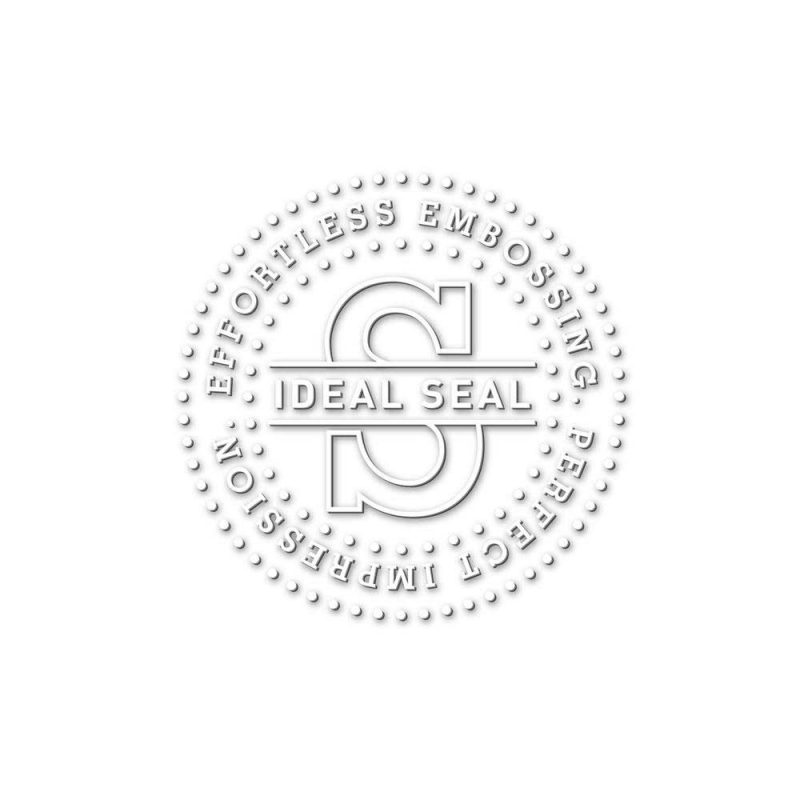 Trodat Ideal Timbro a Secco nero - 41 mm rotondo
