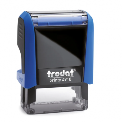 Timbro Autoinchiostrante Trodat Printy 4910 26 x 9 mm - 2 righe blu