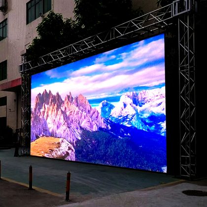 led wall outdoor vetrine negozi aziende rgb video