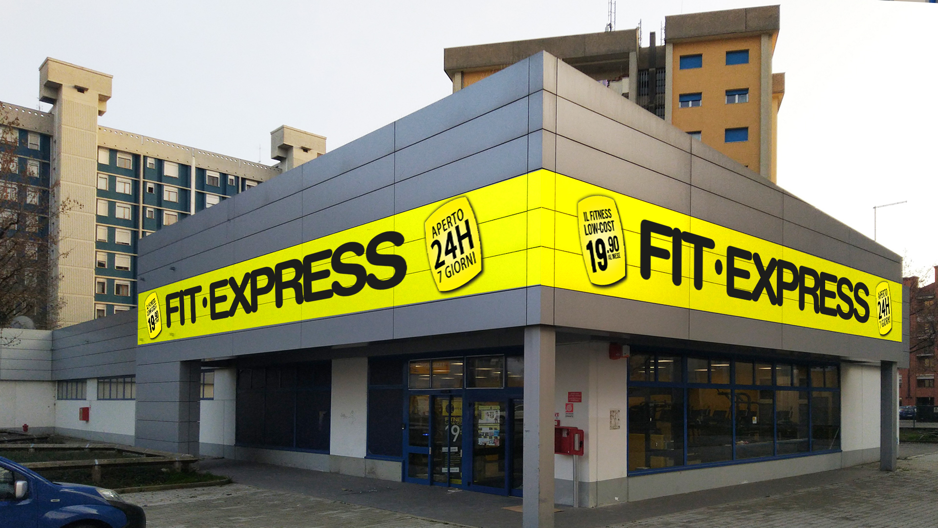 Insegna Fit Express Torino Ponchielli