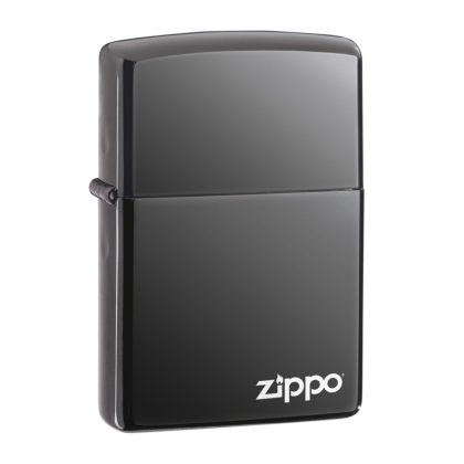 ACCENDINO ZIPPO ORIGINALE BLACK ICE CON LOGO art. 150ZL