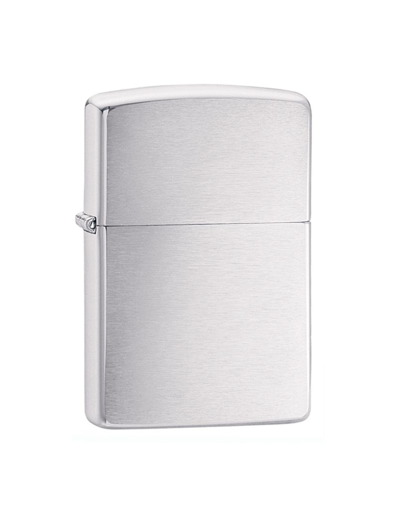 ACCENDINO ZIPPO ORIGINALE CROMO SATINATO SPAZZOLATO art. 200