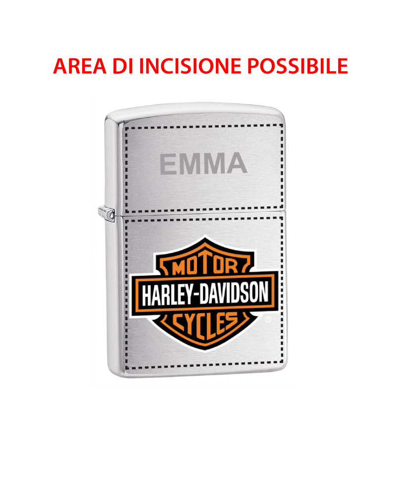 ACCENDINO ZIPPO ORIGINALE HARLEY-DAVIDSON art. 200HD.H252